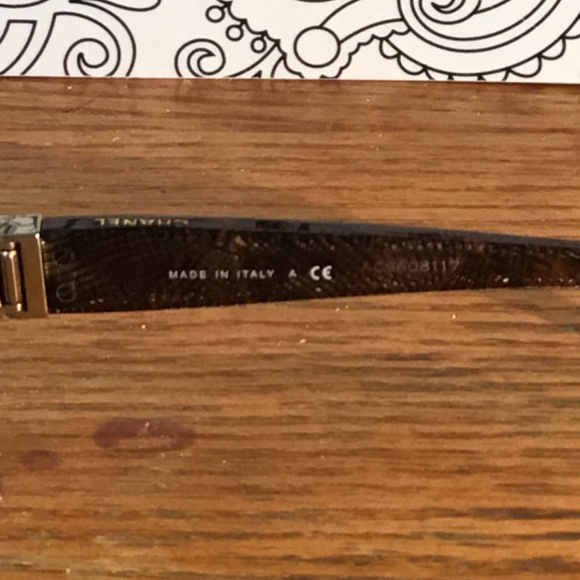 Chanel eyeglasses frames only ==3165==52-16-130==preowned but in good shape - Picture 10 of 12